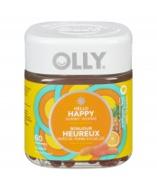 Olly Hello Happy Vitamin D & Saffron Gummy Worm Supplements